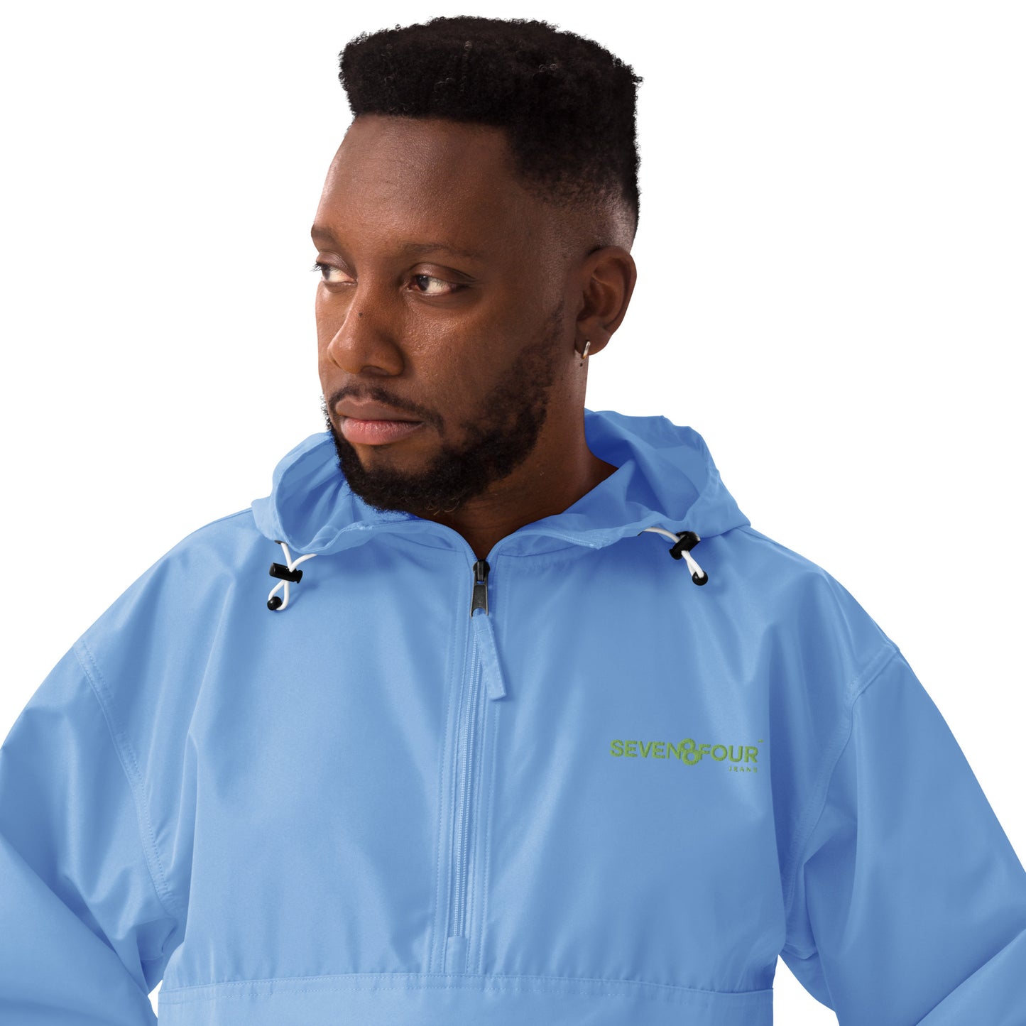 Seven8Four Embroidered Champion Packable Jacket