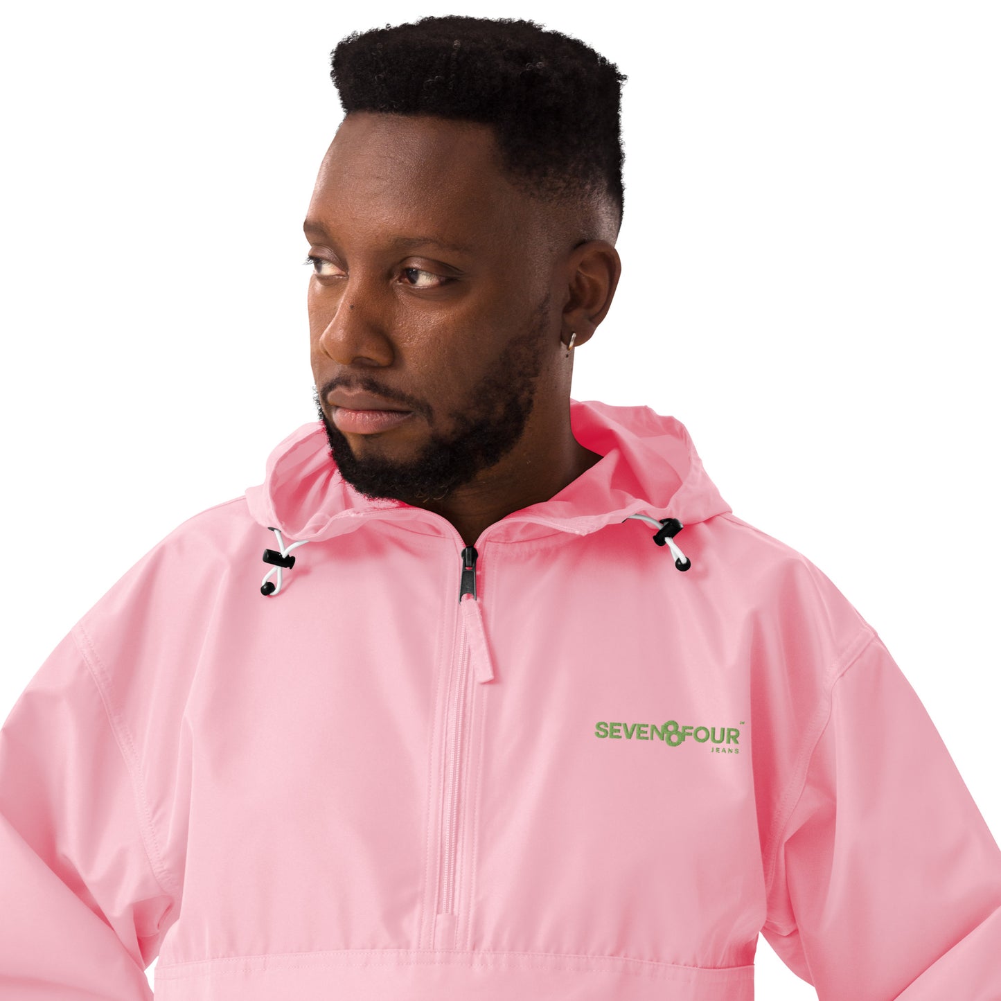 Seven8Four Embroidered Champion Packable Jacket